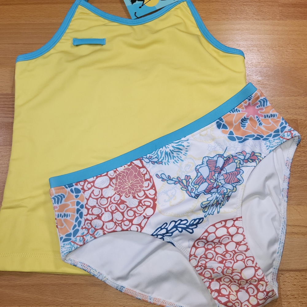 Nwt Girls Size 8 King Of Redonda Simone Tankini Swimsuit